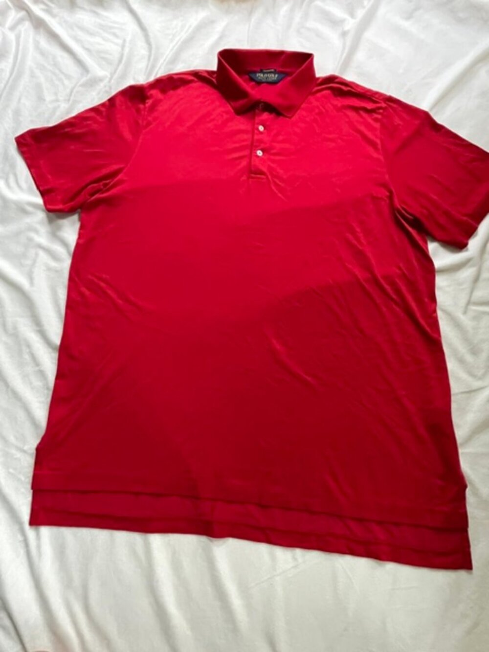 Polo Golf Ralph Lauren Shirt Activewear Performance Pullover Cotton, Red, XXL